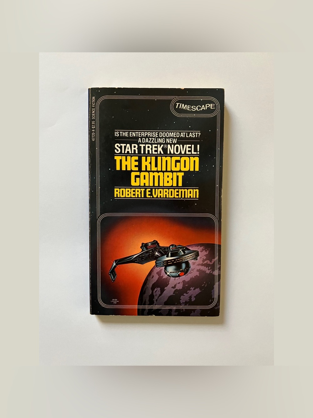 STAR TREK NOVEL! THE KLINGON GAMBIT book